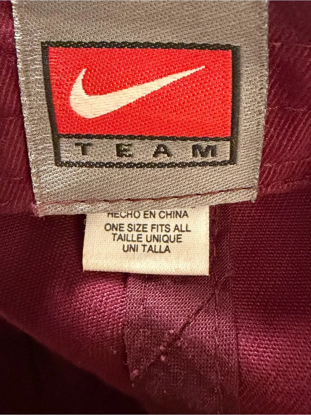 Nike Maroon Unstructured Baseball Cap
